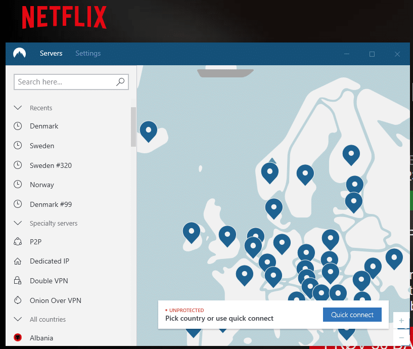 nordvpn netflix servers