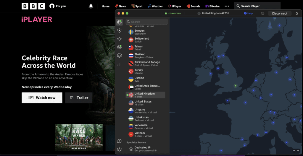BBC iPlayer kijken in Nederland vpn
