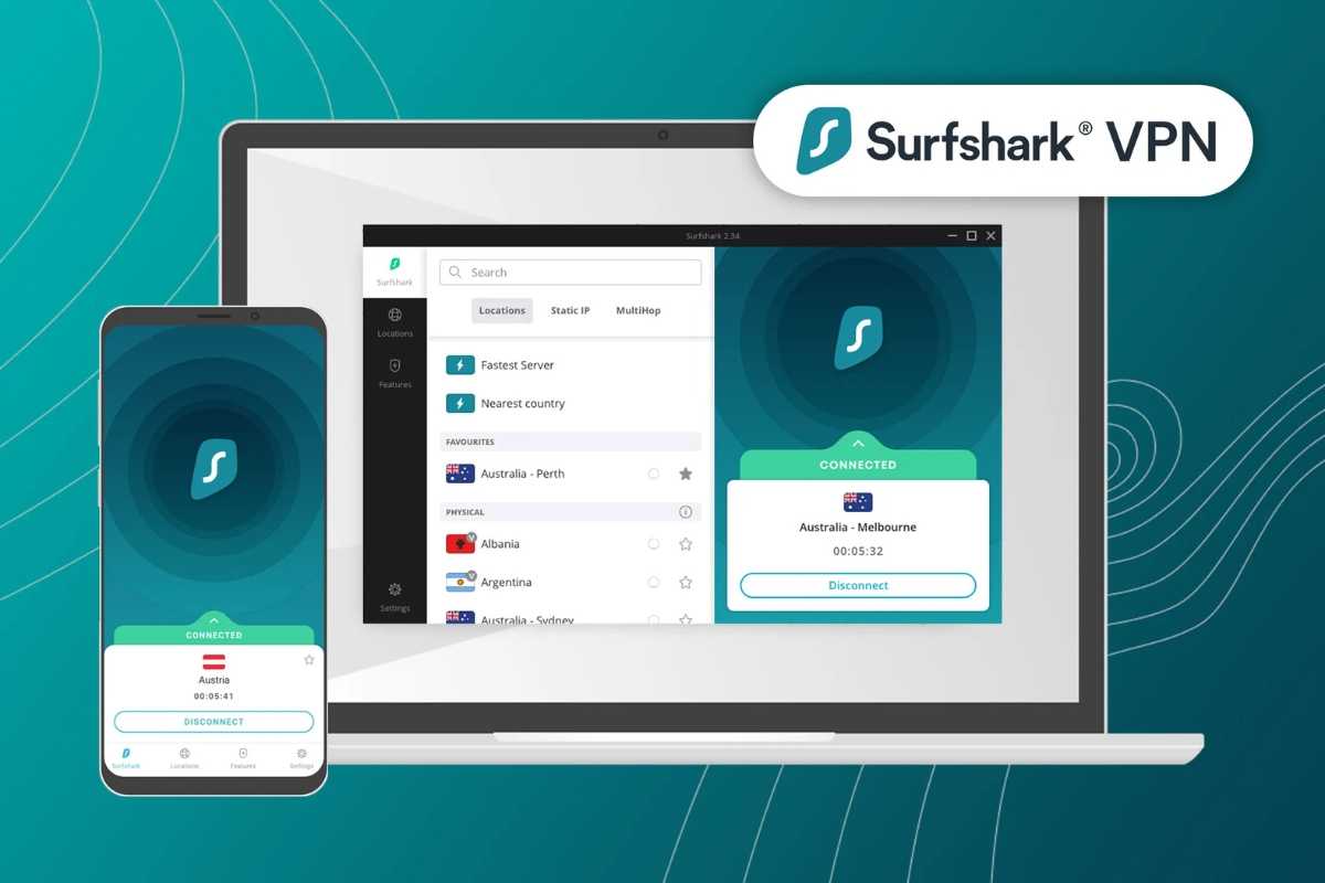 Surfshark VPN banner